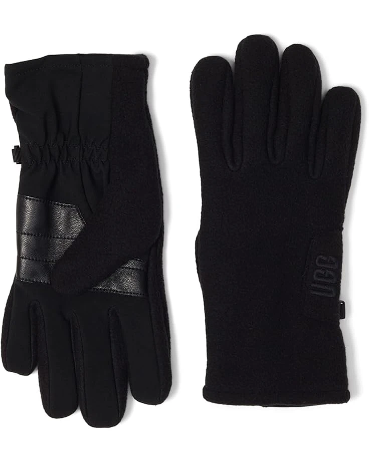 UGG Fleece Gloves With Conductive Tech Leather Palm 3 UGG Fleece Gloves With Conductive Tech Leather Palm