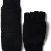UGG Knit Flip Mitten With Leather Palm Patch