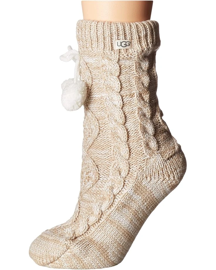 UGG Pom Pom Fleece Lined Crew Sock 3 UGG Pom Pom Fleece Lined Crew Sock